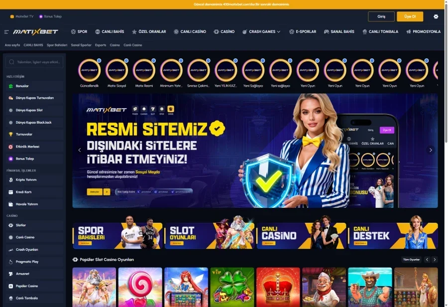 MatixBet ekran görüntüsü